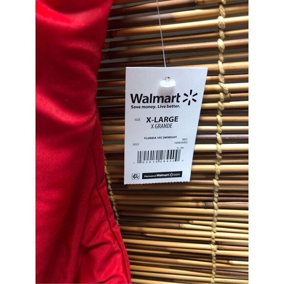 Creative Apparel XL Red FLORIDA One Piece Swim Suit NWT - Picture 3 of 4